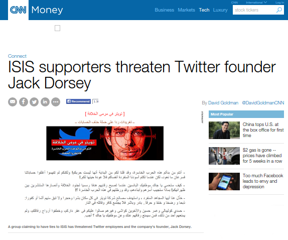 Boss Twitter Diancam ISIS