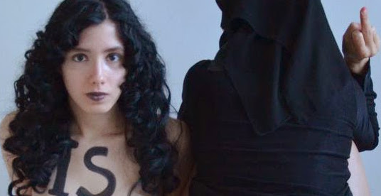 Jadi Aktivis Femen, Gadis Mesir Hina Lafaz Allah