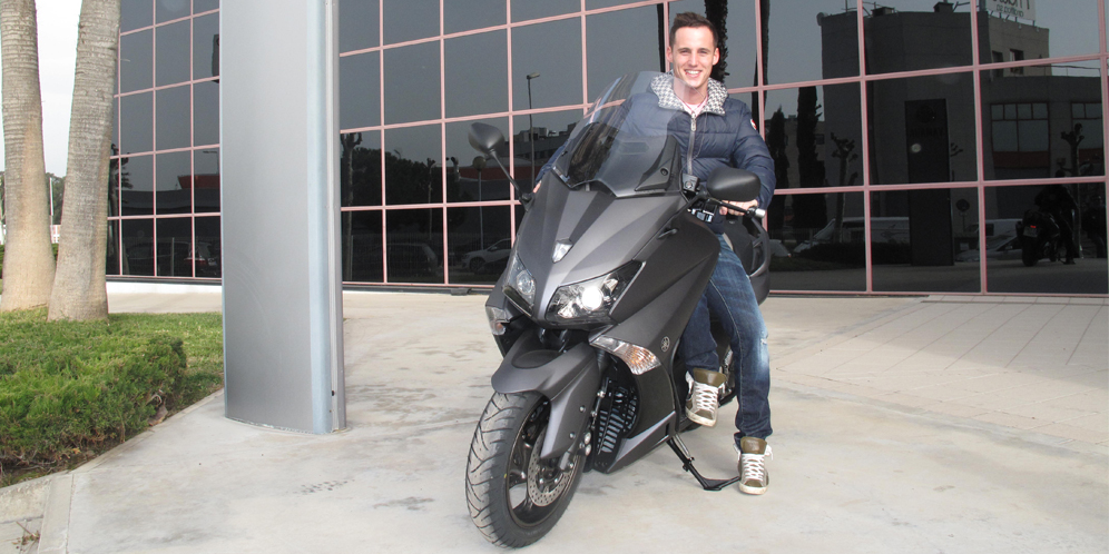 Pol Espargaro Antusias Jajal Yamaha TMAX