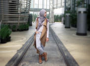 Tampil Sporty dengan Hijab ala Zaskia Adya Mecca