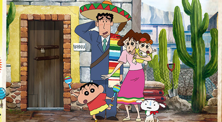 Crayon Shin-Chan: My Moving Story! Cactus Large Attack!, Petualangan Seru Keluarga Nohara di Meksiko