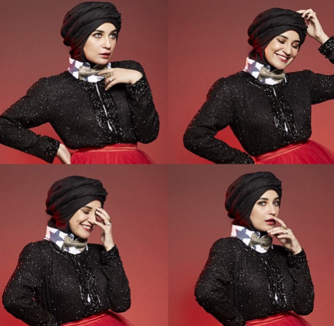 Intip Gaya Fashion Hijab ala Shireen Sungkar