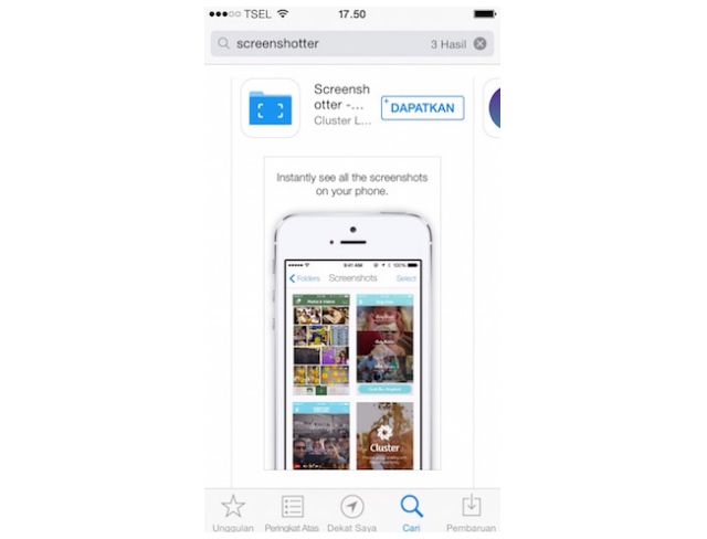 Cara Mudah Pisahkan Screenshot di Galeri iPhone