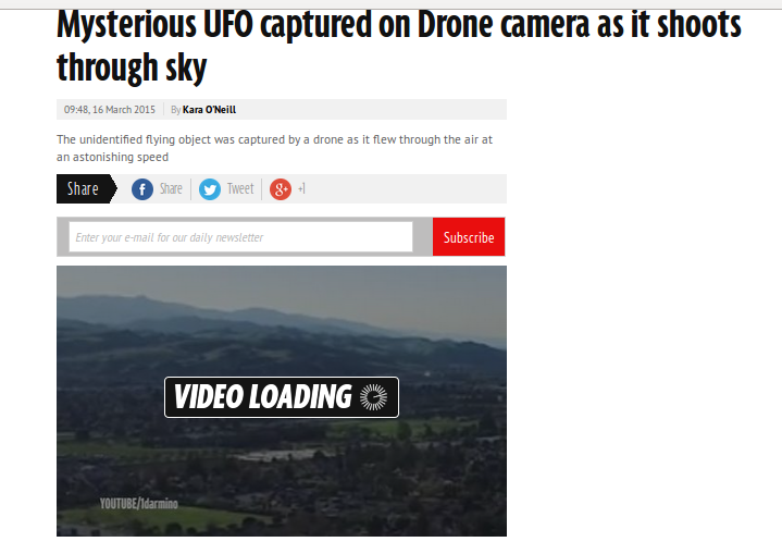 Video Penampakan UFO Misterius Geger di Internet
