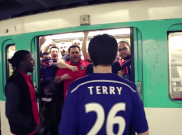 Video Parodi Fans PSG Cegah 'John Terry' Naik Kereta