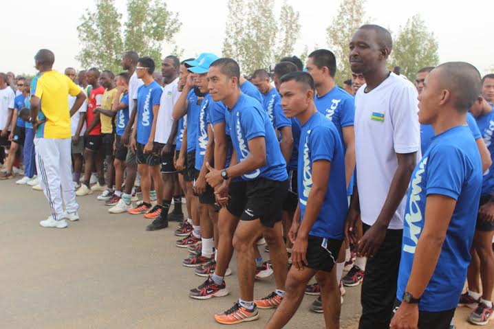 Satgas Unamid Juarai Kegiatan Fun Run