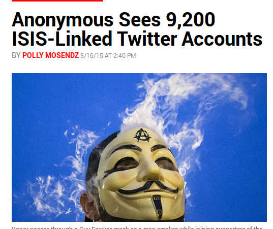 Anonymous Temukan 9.200 Akun Twitter ISIS