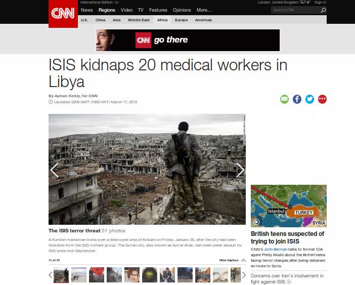 ISIS Culik 20 Tenaga Medis