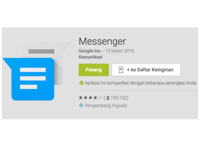 Google Messenger Hadir Perbarui Cara Bertukar SMS