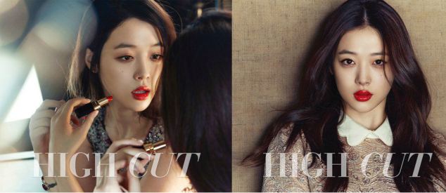 Sulli f(x) Tampil Menawan di Majalah High Cut