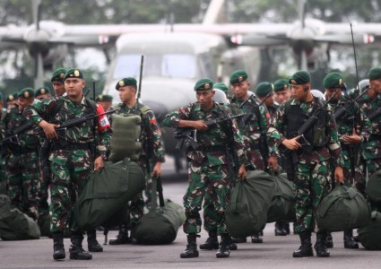 Tangkal Teroris, Ribuan Prajurit PPRC Gelar Latihan Bersama