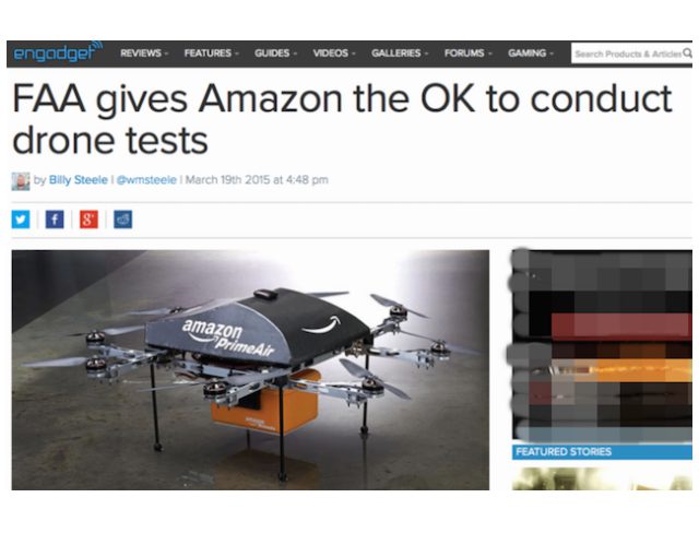 FAA Beri Izin Amazon Tes Drone Logistik