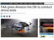 FAA Beri Izin Amazon Tes Drone Logistik
