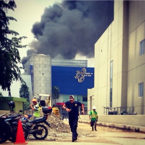 Dipastikan Sisi Utara Margo City yang Terbakar