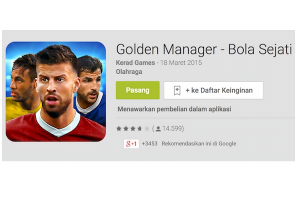 Golden Manager, Jadikan Anda Manajer Sepak Bola Profesional