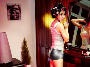 5 Pose Seksi Min Miss A di Tempat Tidur