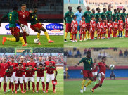 Aksi Timnas Indonesia Melawan Kamerun di Gelora Delta Sidoarjo