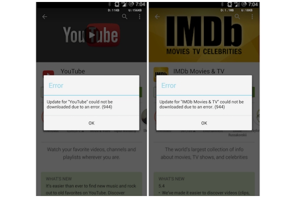 Terjadi Error 944 Saat Mengunduh dari Play Store