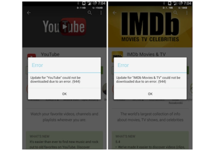 Terjadi Error 944 Saat Mengunduh dari Play Store