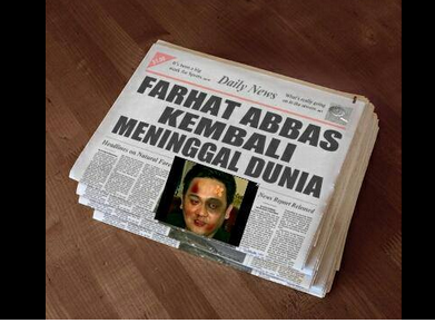 Meme Kocak #RIPFarhatAbbas