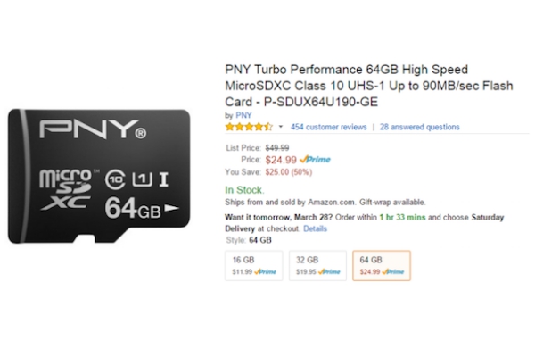 PNY Tawarkan MicroSD 64GB Murah dan Berkualitas