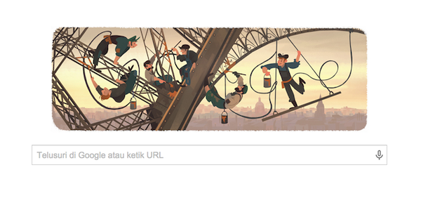 Google Peringati 126 Tahun Menara Eiffel