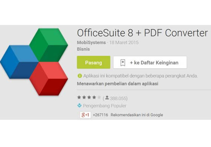OfficeSuite, Fitur Premium yang Gratis