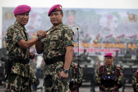 KSAL Jadi Warga Kehormatan Marinir