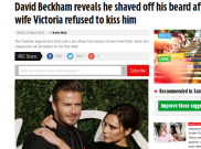 Beckham Cukur Janggut Karena Istri Tak Mau Dicium