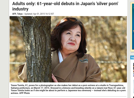 Nenek Ini Jadi Bintang Film Porno Jepang