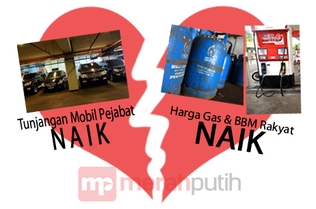 Ironis, Harga Gas dan BBM Naik, Jokowi Malah Naikkan Tunjangan Mobil Pejabat