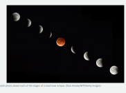 Gerhana Bulan Merah Darah Kali Ke-4 Dalam 500 Tahun