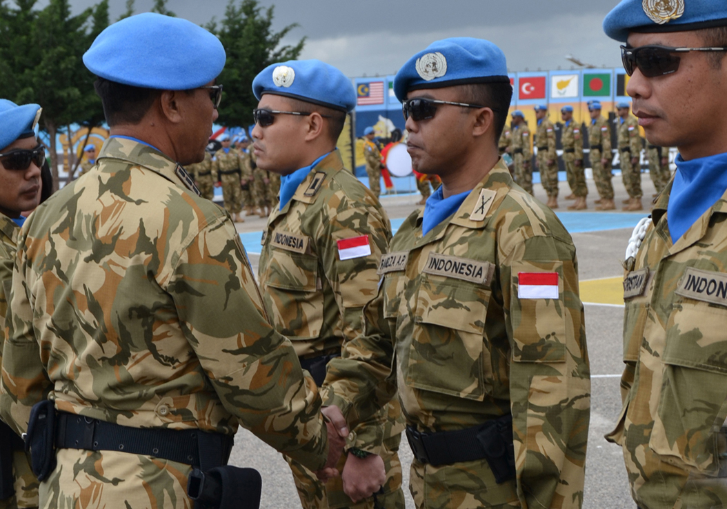 128 Prajurit TNI Pasukan Perdamaian Unifil Naik Pangkat