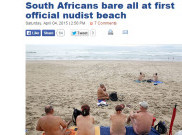 Afrika Selatan Resmikan Pantai Bugil