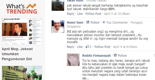 Wacana Penggulingan Jokowi, Sikap Netizen Terbelah