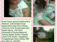 Kisah Miris Bayi Elvio, Penderita Kelainan Otak