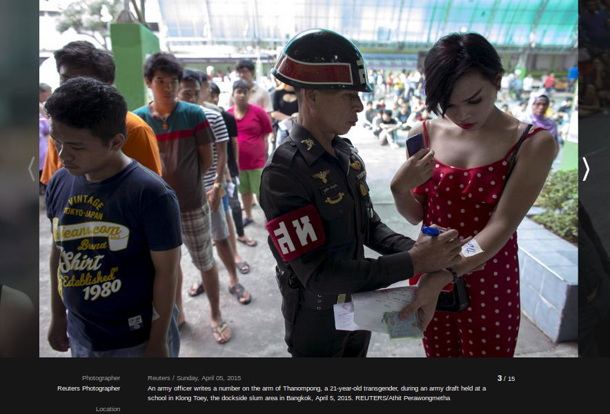 Transgender Cantik Ikut Wajib Militer