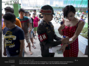 Transgender Cantik Ikut Wajib Militer