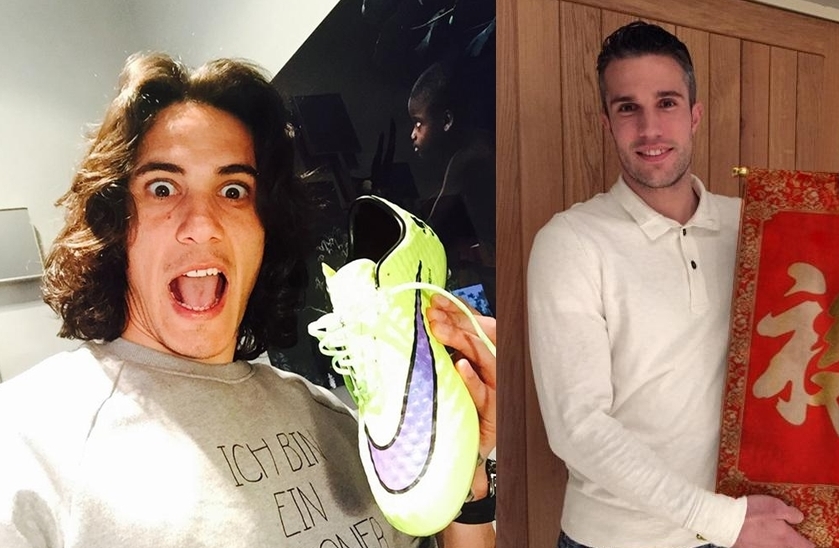 Edinson Cavani Datang, Robin Van Persie Pergi