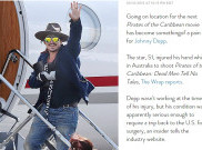Johnny Depp Cedera, Syuting Pirates of the Caribbean: Dead Men Tell No Tales Ditunda