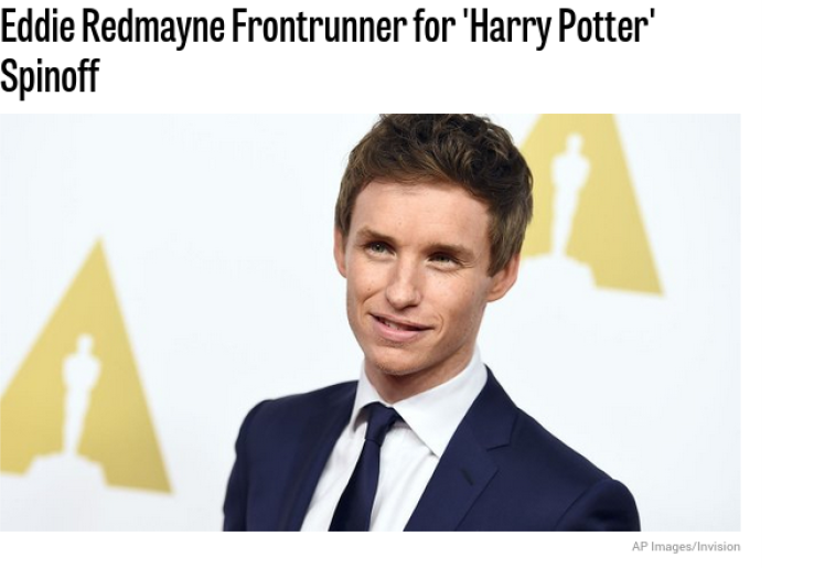 Eddie Redmayne akan Bintangi Film Terbaru Harry Potter