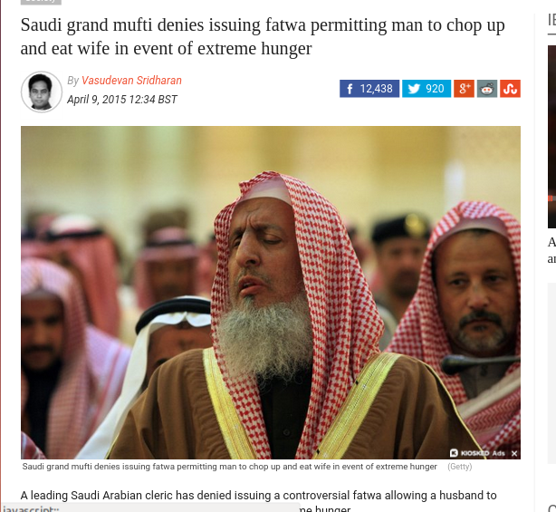 Suami Boleh Makan Tubuh Istri, Ini Klarifikasi Imam Besar Saudi