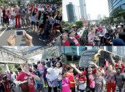 Aksi The Bule Gila di Sudirman