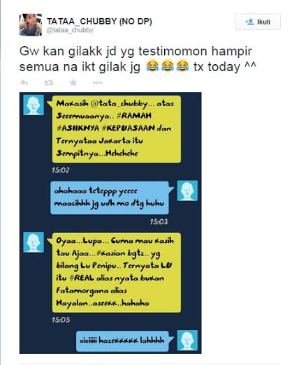 Berikut Testimoni Para Pengguna Layanan  Janda Bohay