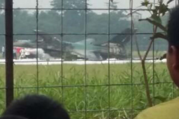 Pesawat Tempur Gagal Take Off di Bandara Halim Perdanakusuma