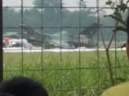 Pesawat Tempur Gagal Take Off di Bandara Halim Perdanakusuma
