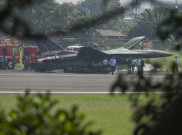 Pesawat F-16 TNI AU Terbakar Hibah dari Amerika