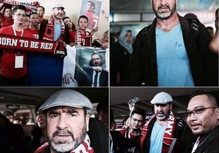 Eric Cantona Tiba di Jakarta