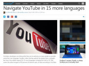 YouTube Mendukung 15 Bahasa Baru