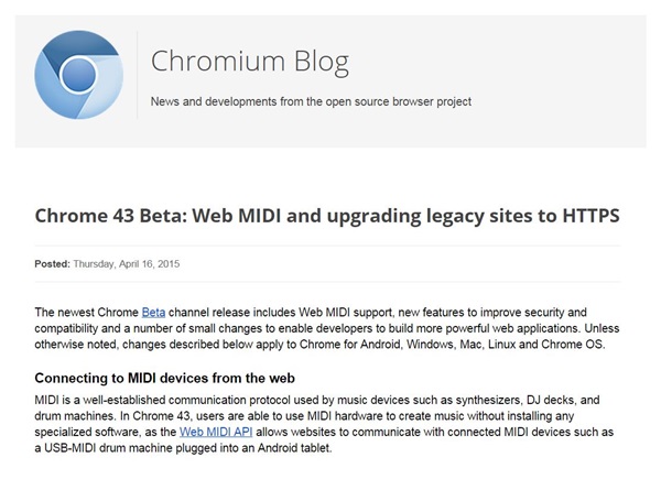 Google Rilis Pembaruan Chrome 43 Beta dan Chrome OS